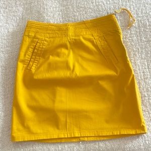 Marc Jacobs Canary yellow mini skirt